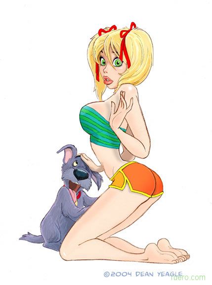 Сексуальная девочка Мэнди – культовая героиня известного американского иллюстратора Дина Игла (Dean Yeagle)