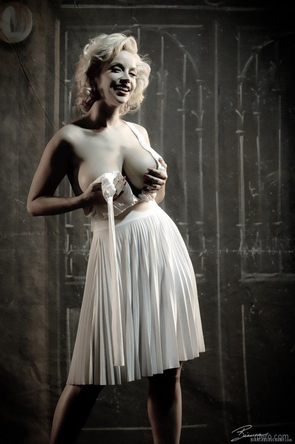 Bianca Beauchamp в образе Merilyn Monroe