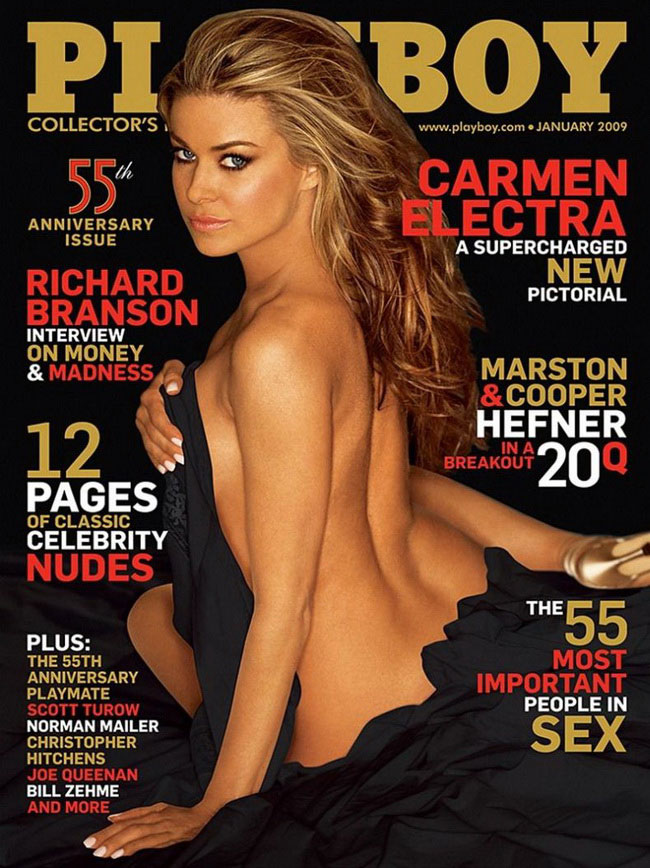По страницам журнала Playboy: Carmen Electra