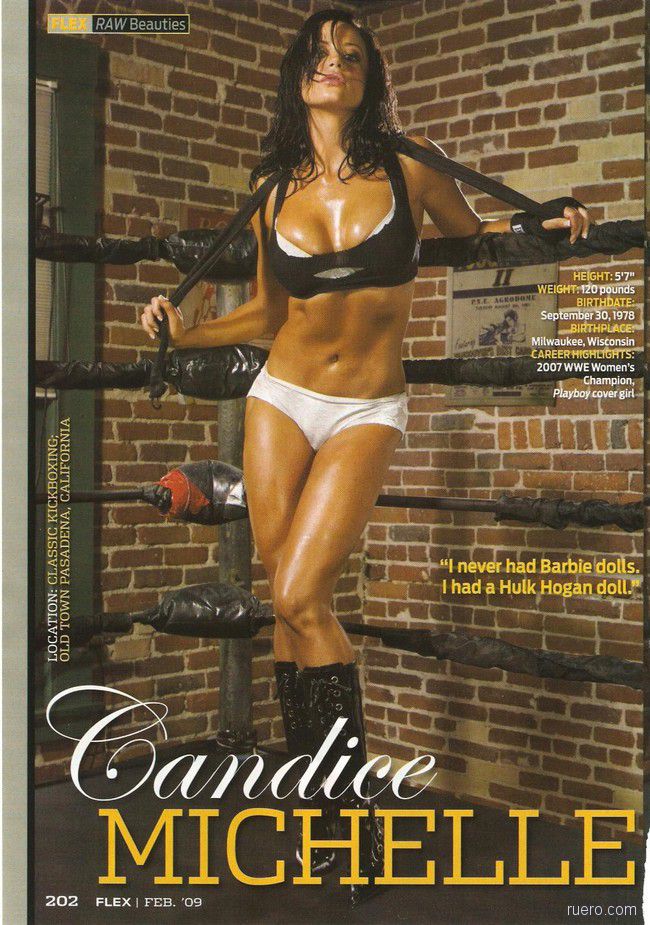 Candice Michelle : яркость сильной жещины